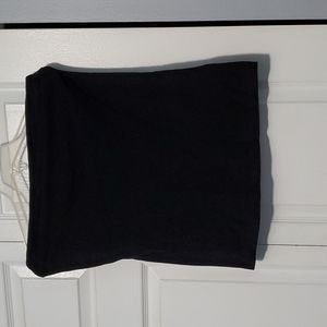 Black Bandeau top